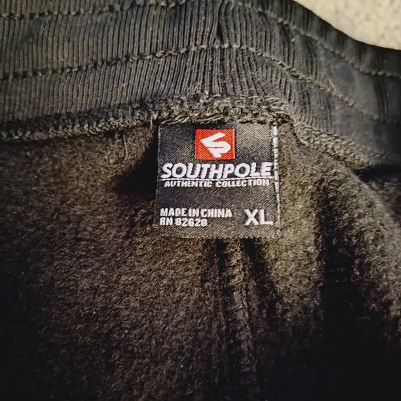 SOUTHPOLE BLACK FLOWER JOGGERS - MENS XL - EXCELLENT CONDITION - Picture 4 of 6